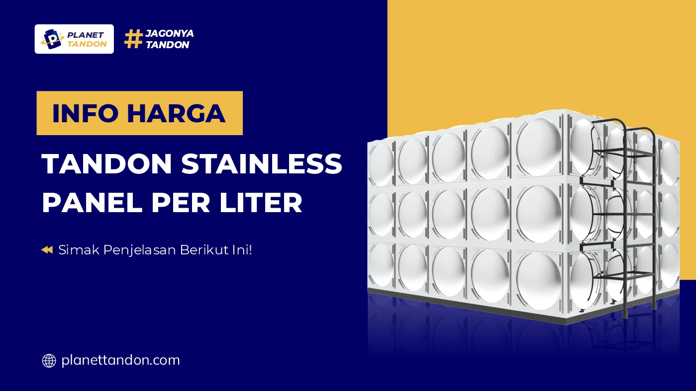 Info Harga Tandon Stainless Panel Per Liter