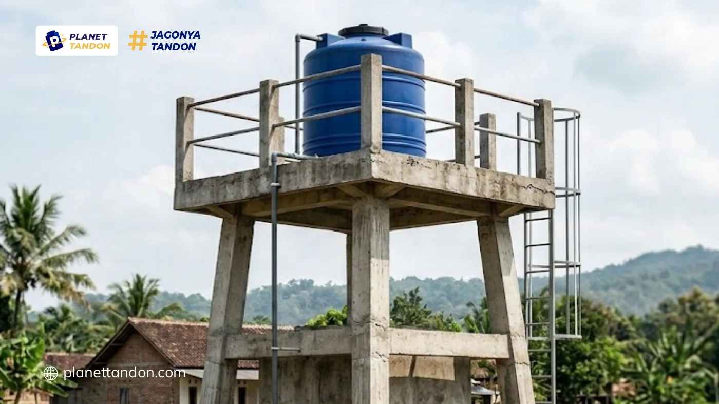 Kelebihan Tiang Tandon Air dari Beton