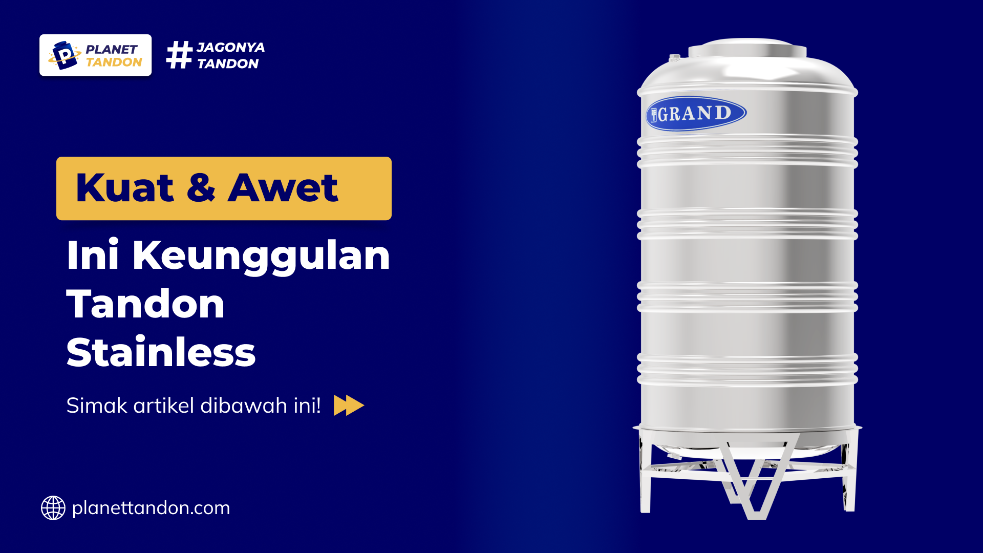 Kuat & Awet! Ini Keunggulan Tandon Stainless