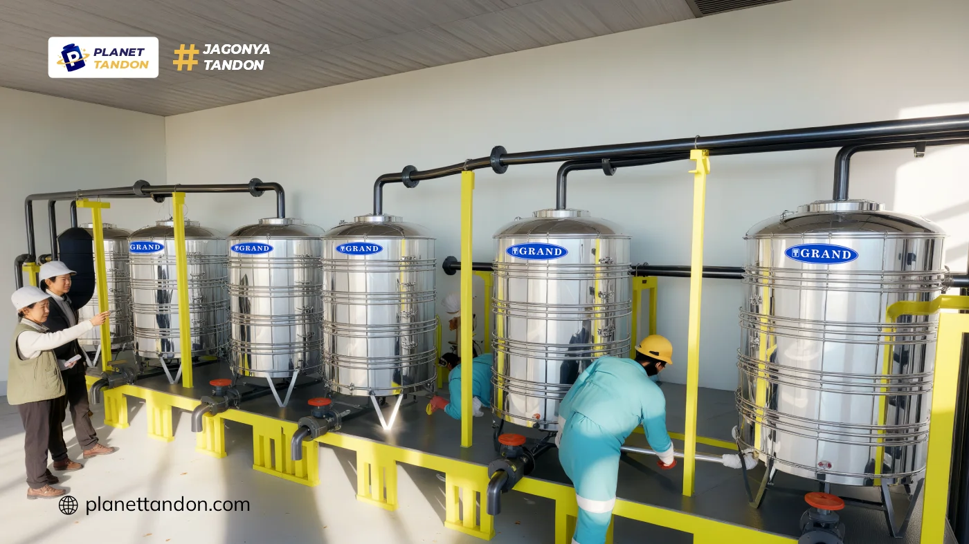 Mengapa Kehadiran Fitur pada Tandon Stainless Vertikal Sangat Penting?