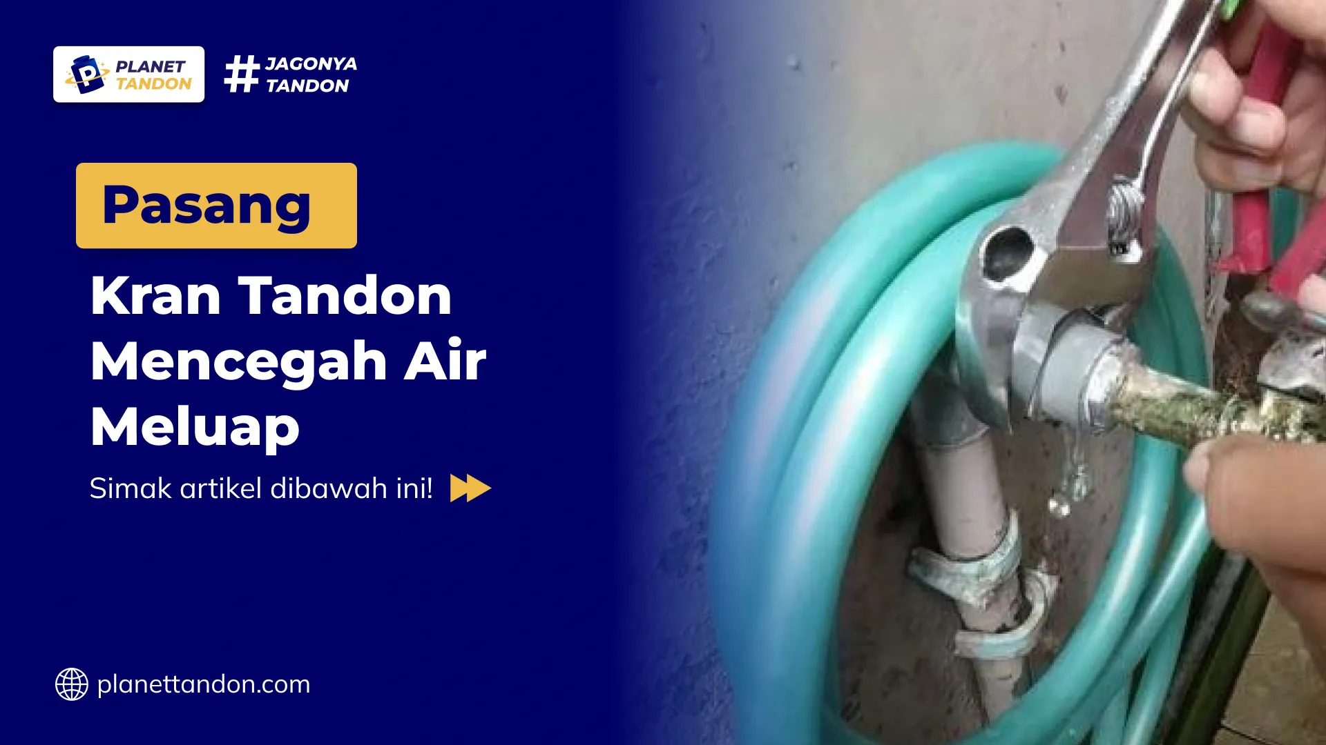 Pasang Kran Tandon Mencegah Air Meluap