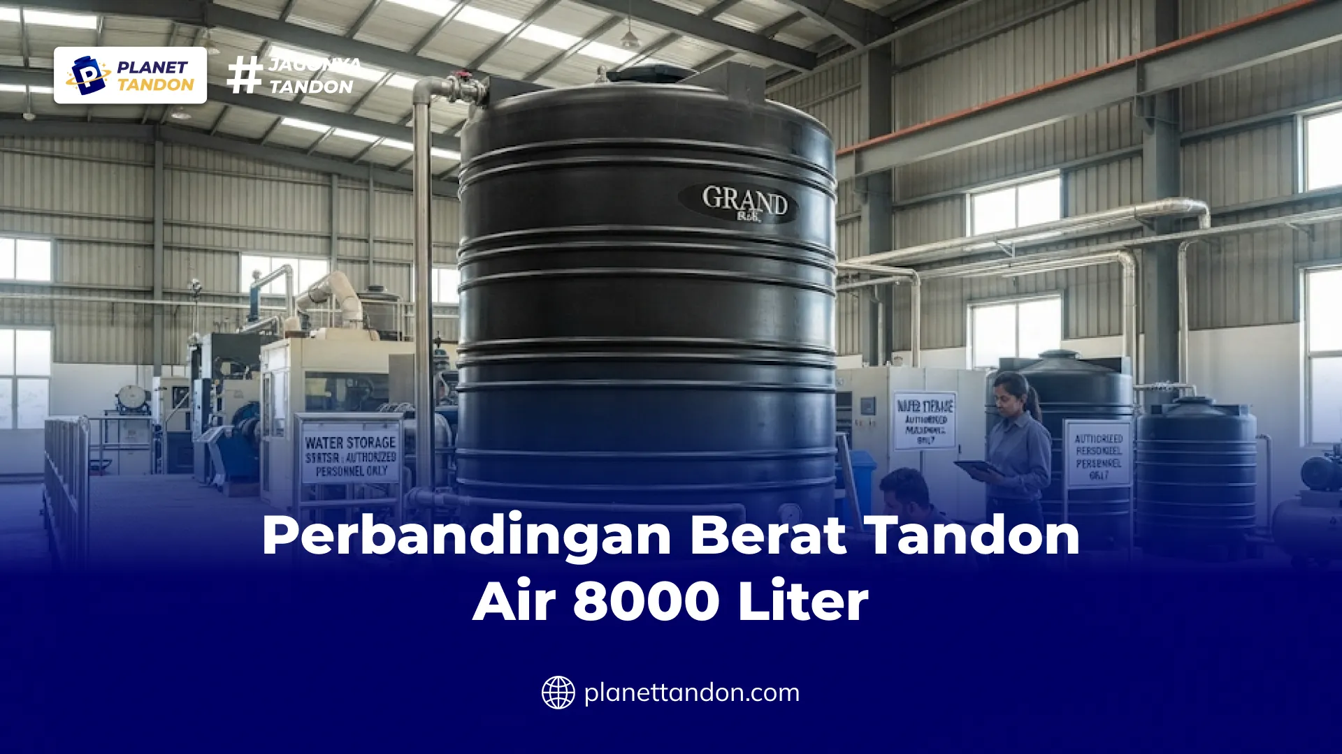 Perbandingan Berat Tandon Air 8000 Liter