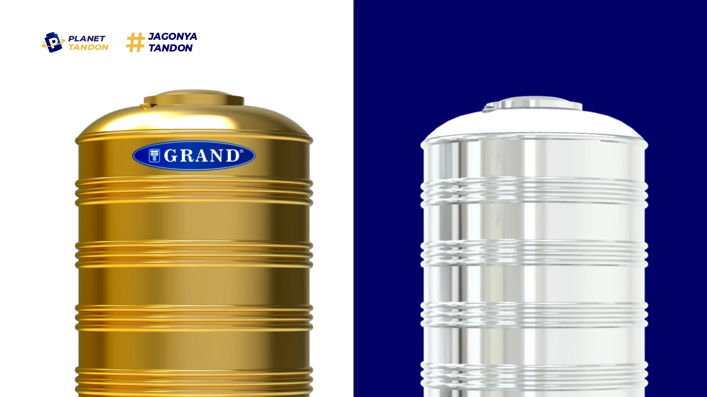 Perbandingan Tandon Stainless Gold dengan yang Biasa