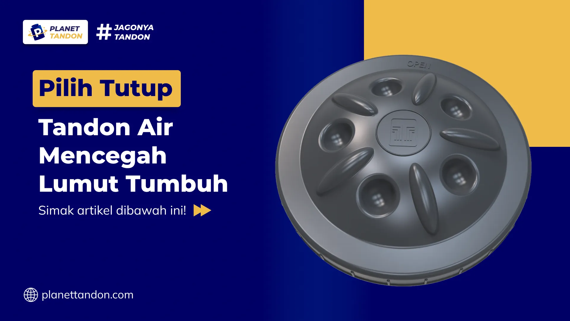 Pilih Tutup Tandon Air Mencegah Lumut Tumbuh
