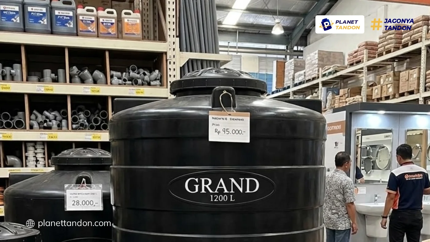 Pilihan Harga Tandon Air 1200 Liter Merk Grand