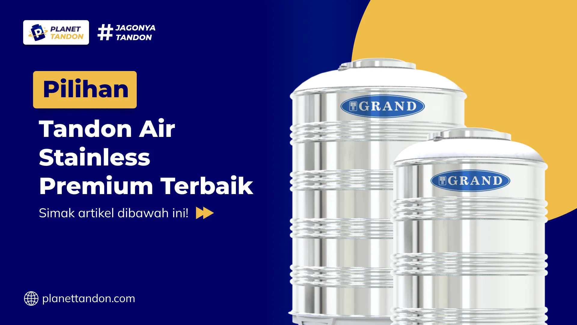 Pilihan Tandon Air Stainless Premium Terbaik