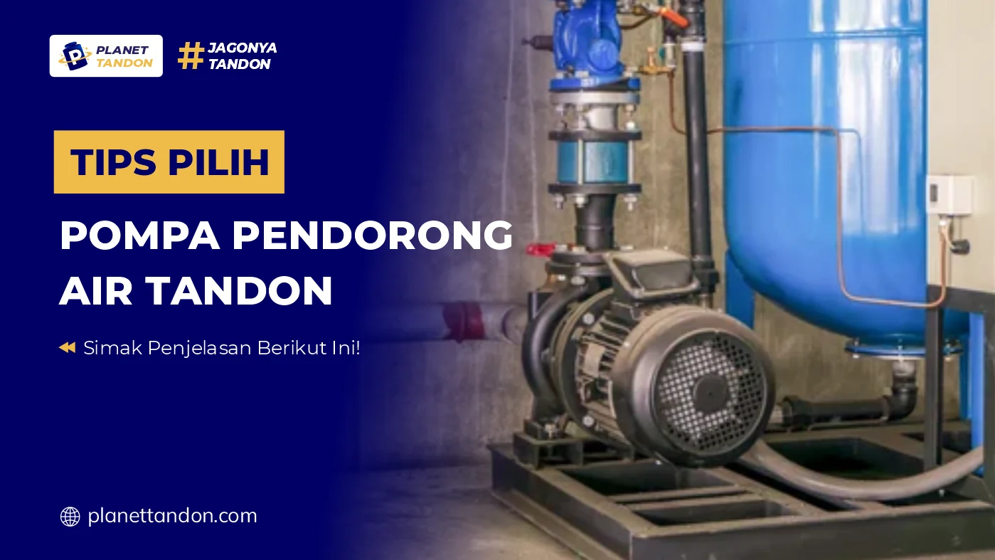 Pompa Pendorong Air Tandon