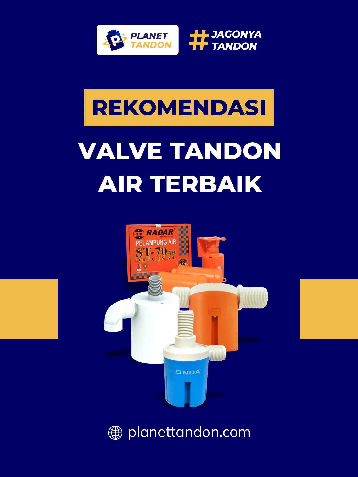 Rekomendasi Auto Valve Tandon Air Terbaik