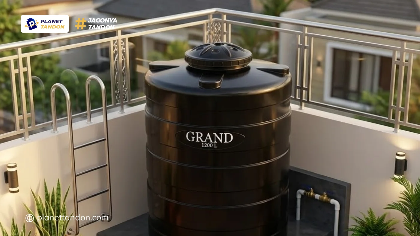 Rekomendasi Penempatan Tandon Air 1200 Liter Merk Grand