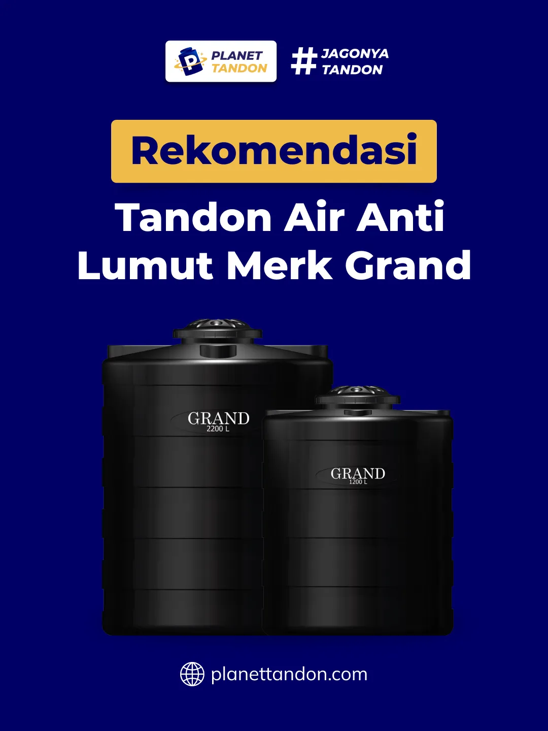 Rekomendasi Tandon Air Anti Lumut Merk Grand