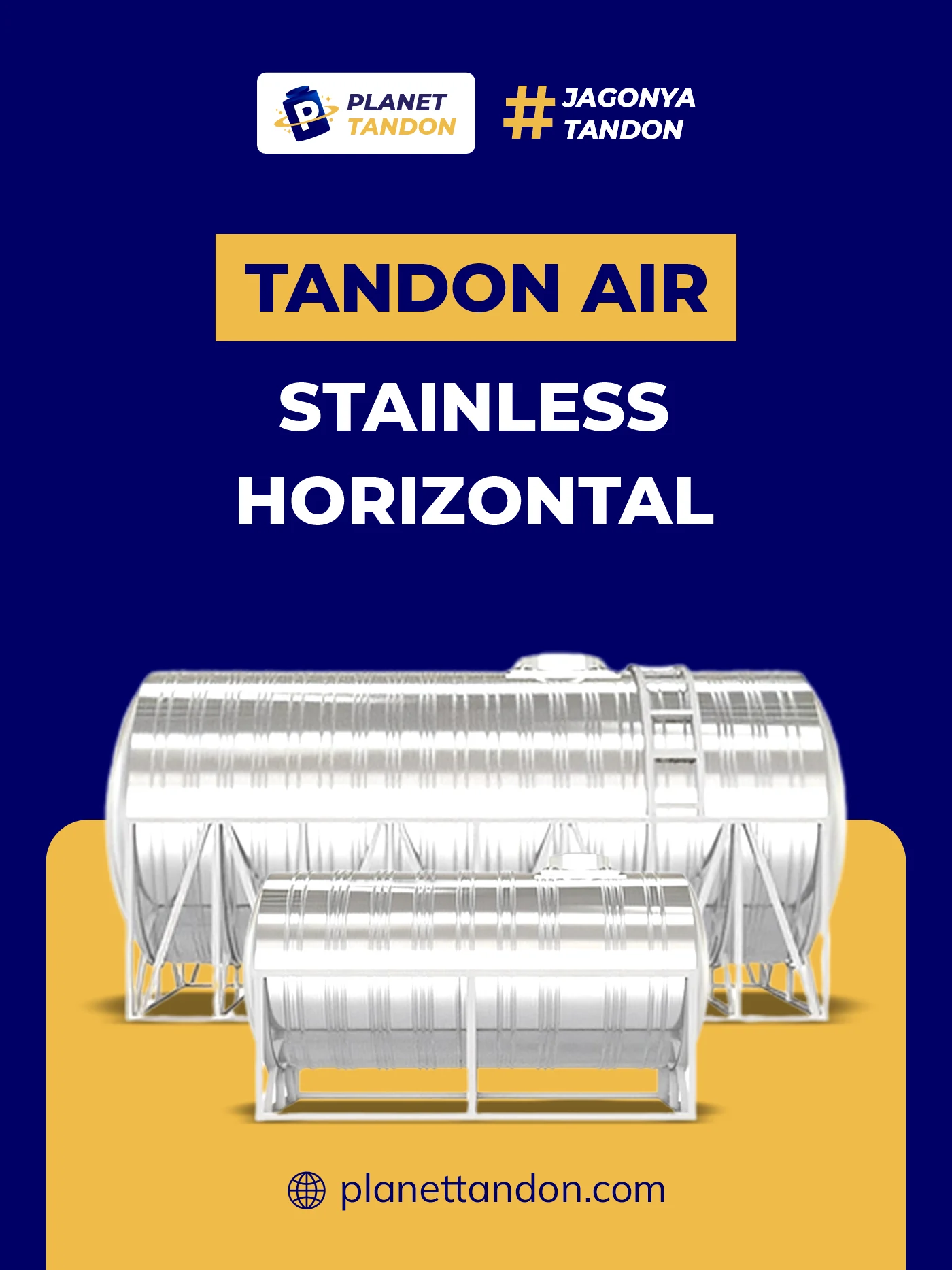 Rekomendasi Tandon Air Stainless Horizontal Grand