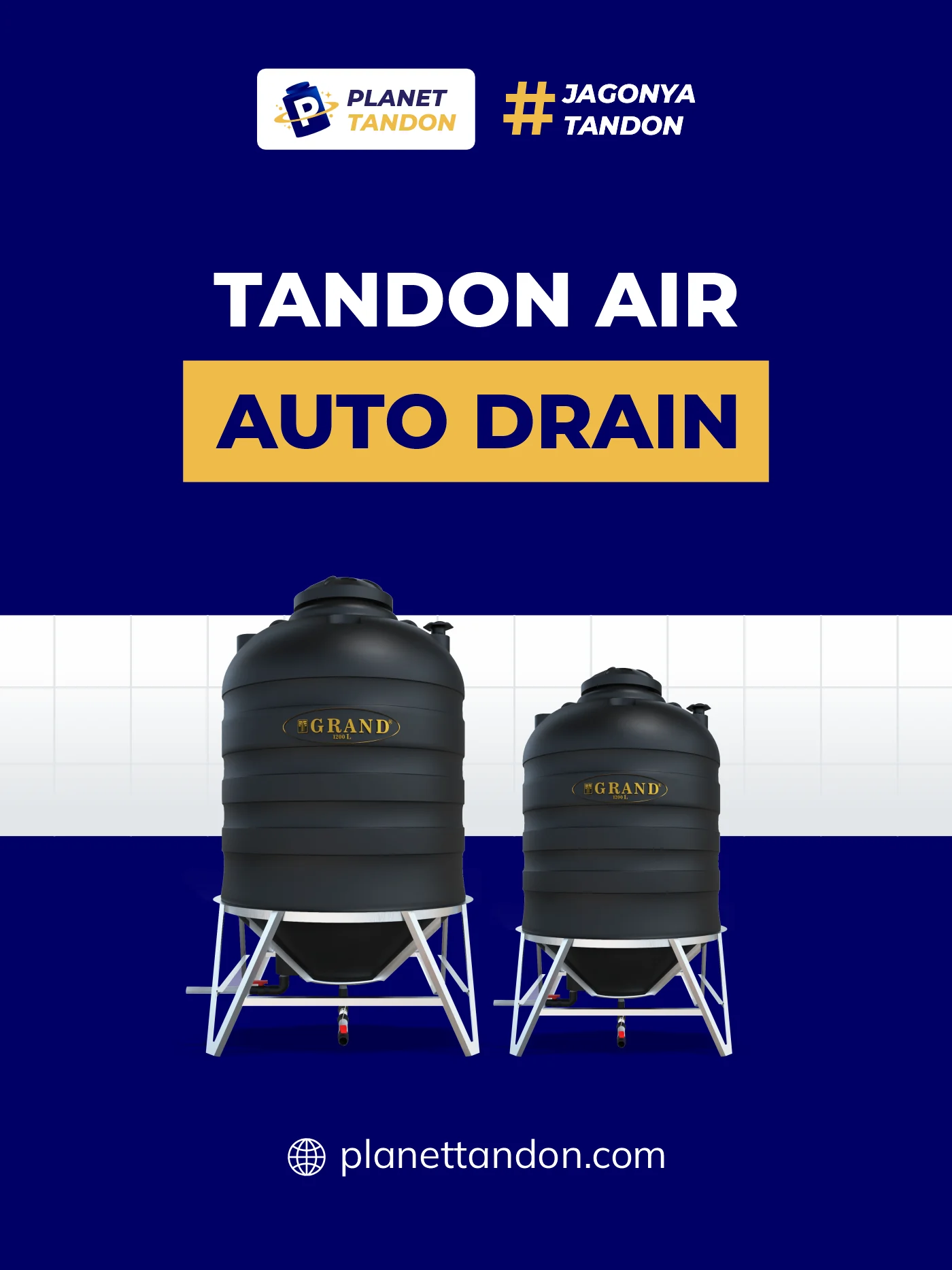 Rekomendasi Tandon Auto Drain Grand