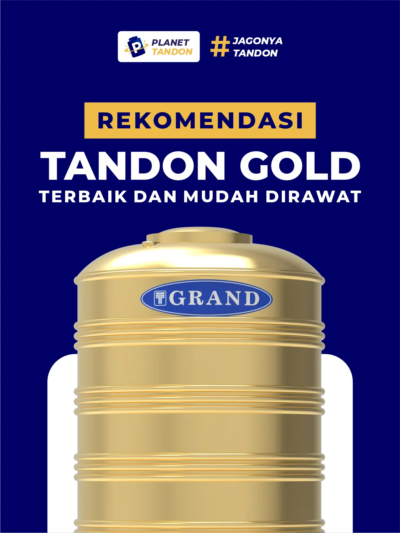 Rekomendasi Tandon Gold Terbaik dan Mudah Dirawat