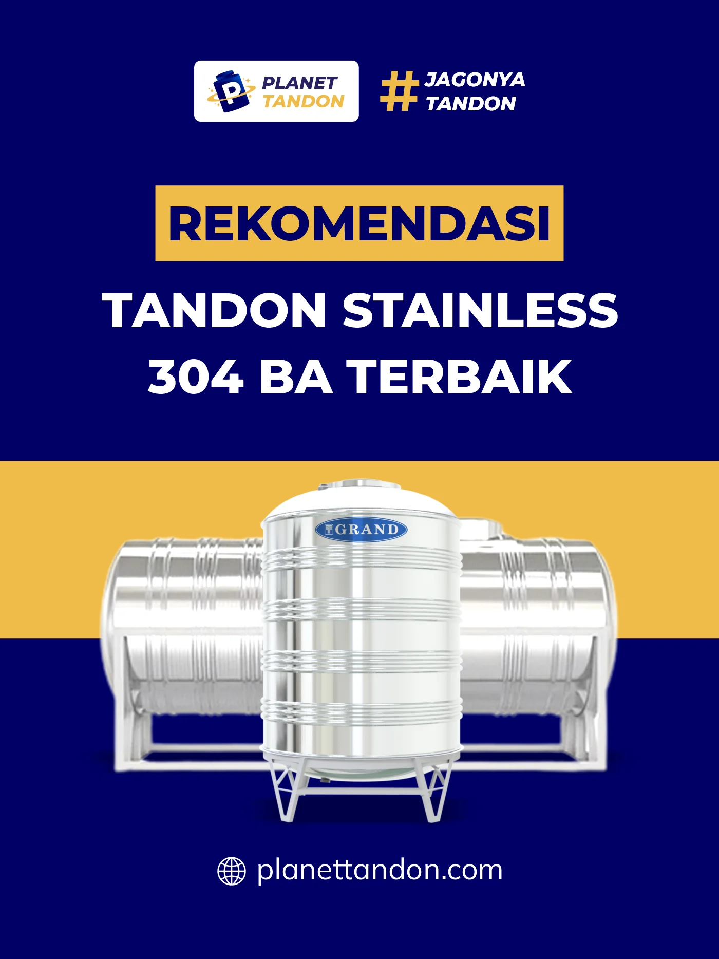 Rekomendasi Tandon Stainless 304 BA Terbaik