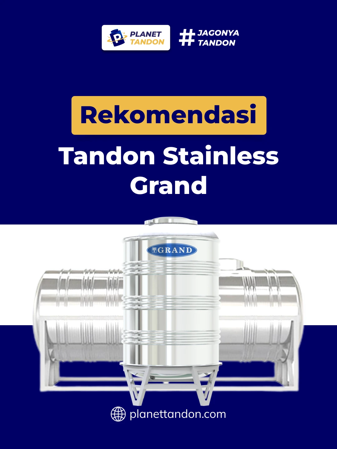 Rekomendasi Tandon Stainless Grand