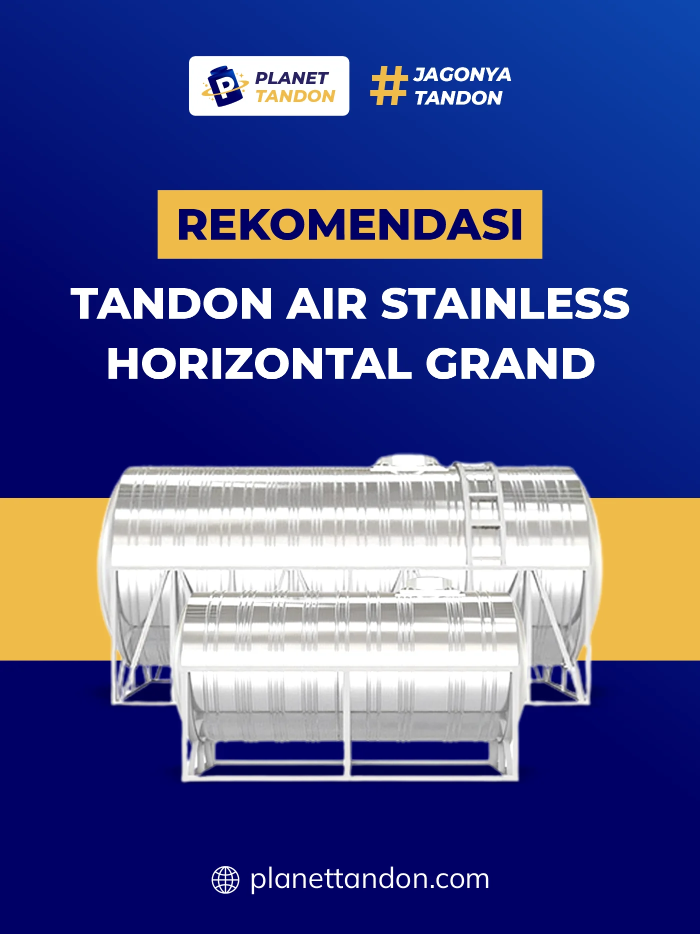 Rekomendasi Tandon Stainless Horizontal Merek Grand