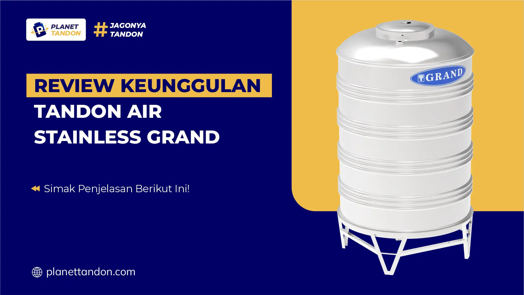 Review Keunggulan Tandon Air Stainless Grand