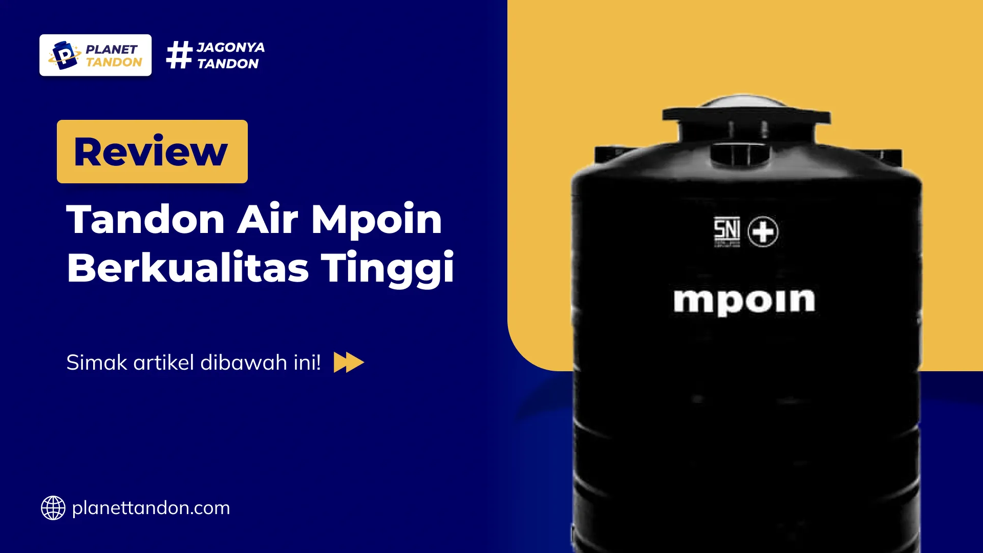 Review Tandon Air Mpoin Berkualitas Tinggi