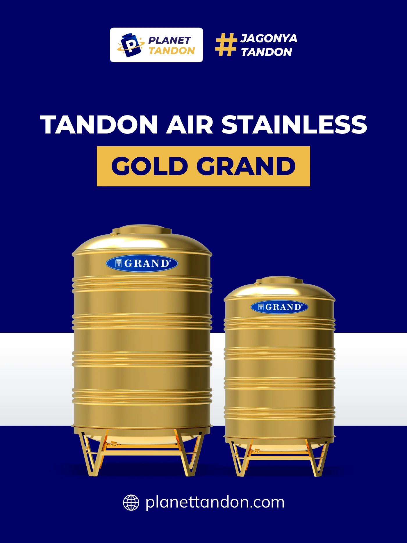 Review Tandon Air Stainless Gold merk Grand