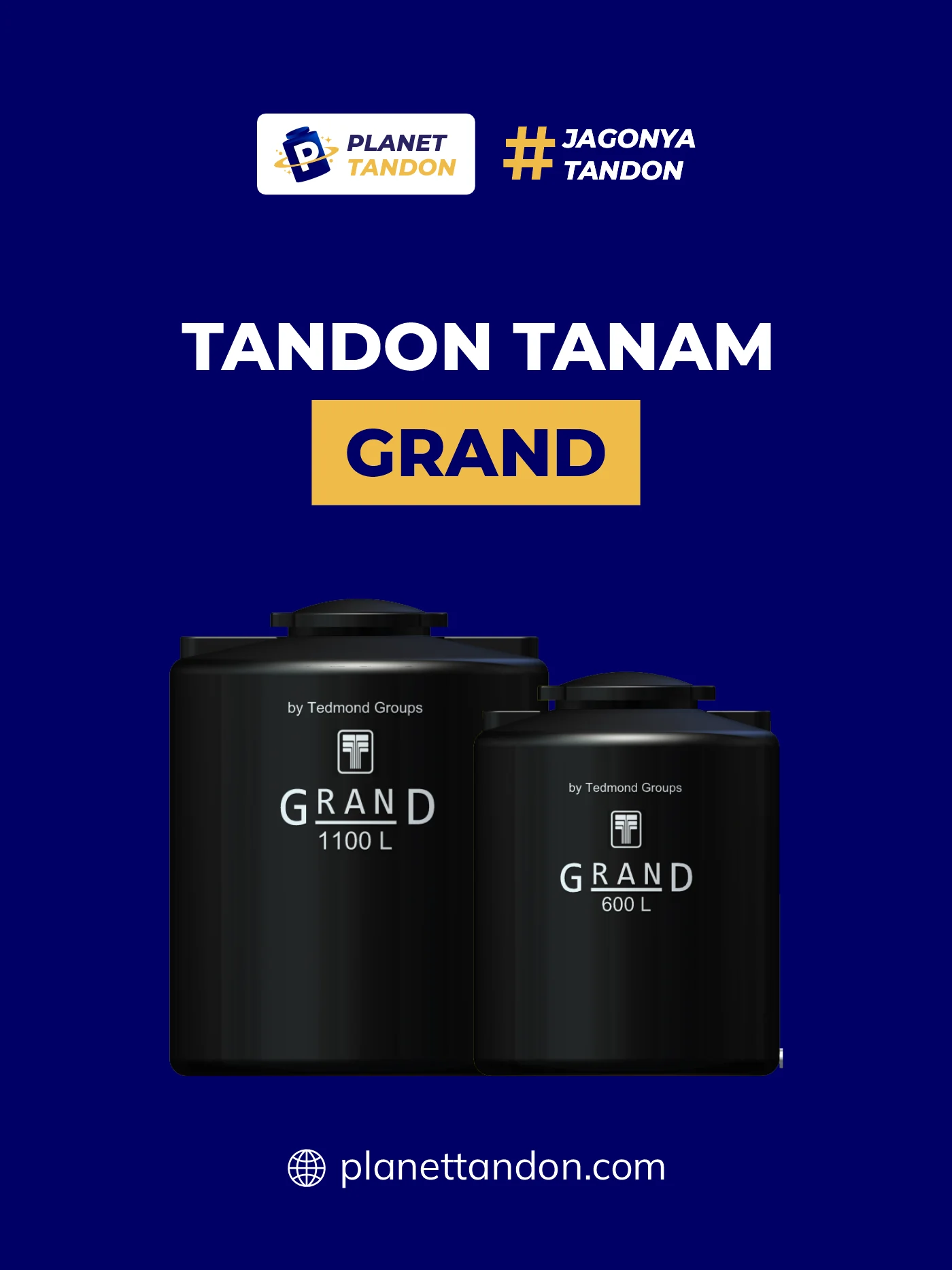 Review Tandon Air Tanam Merk Grand