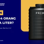 Tandon Untuk 4 Orang Berapa Liter?