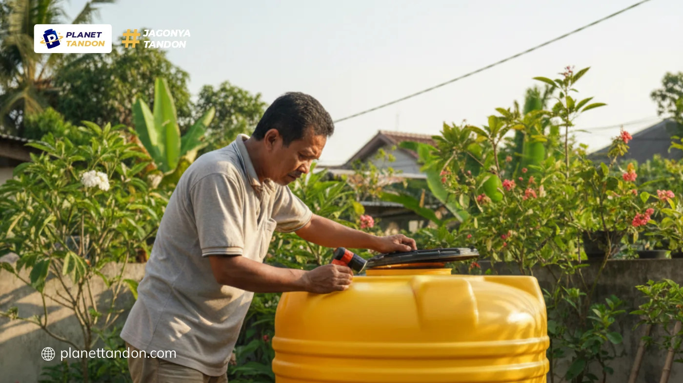 Tips Menempatkan Tandon 550 Liter di Area Sempit