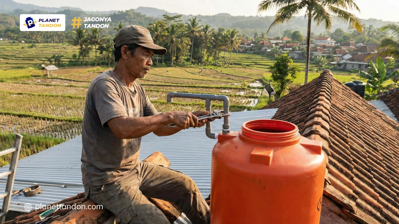 Tips Pasang Tandon Air Ukuran 500 Liter