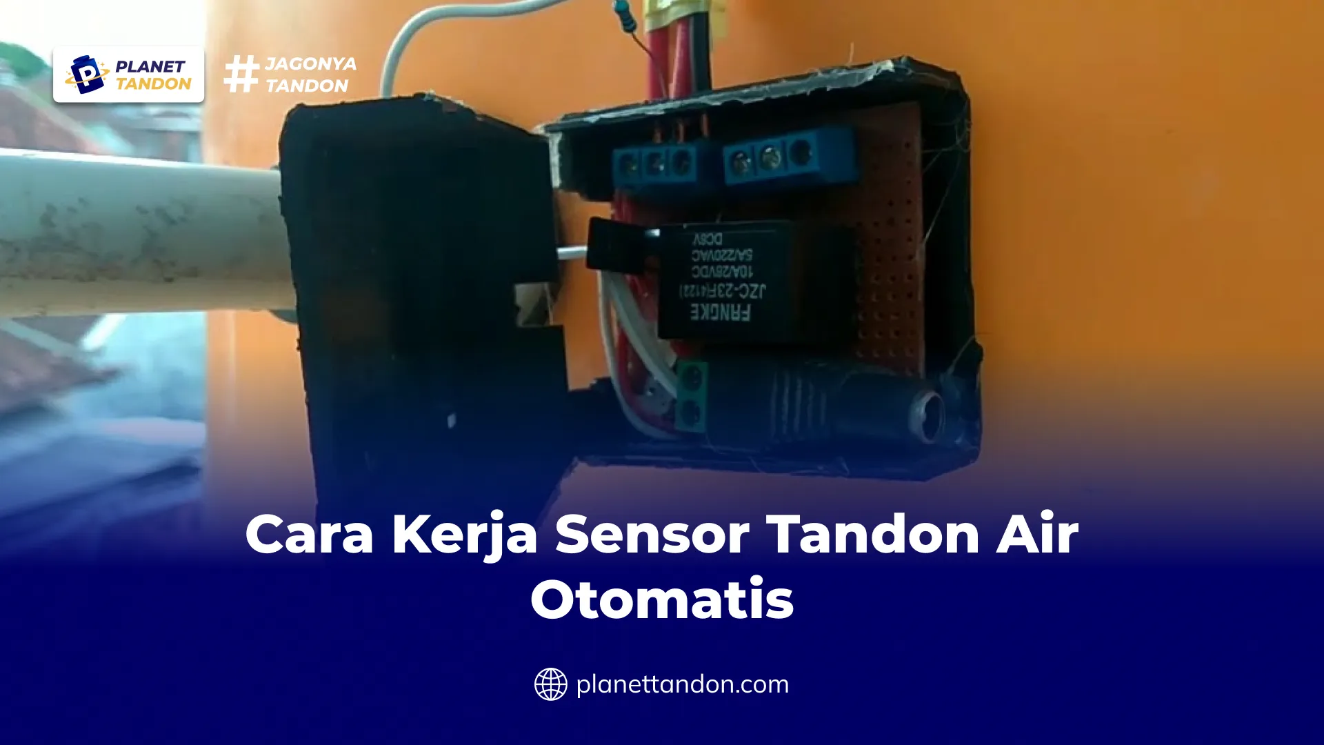 Cara Kerja Sensor Tandon Air Otomatis