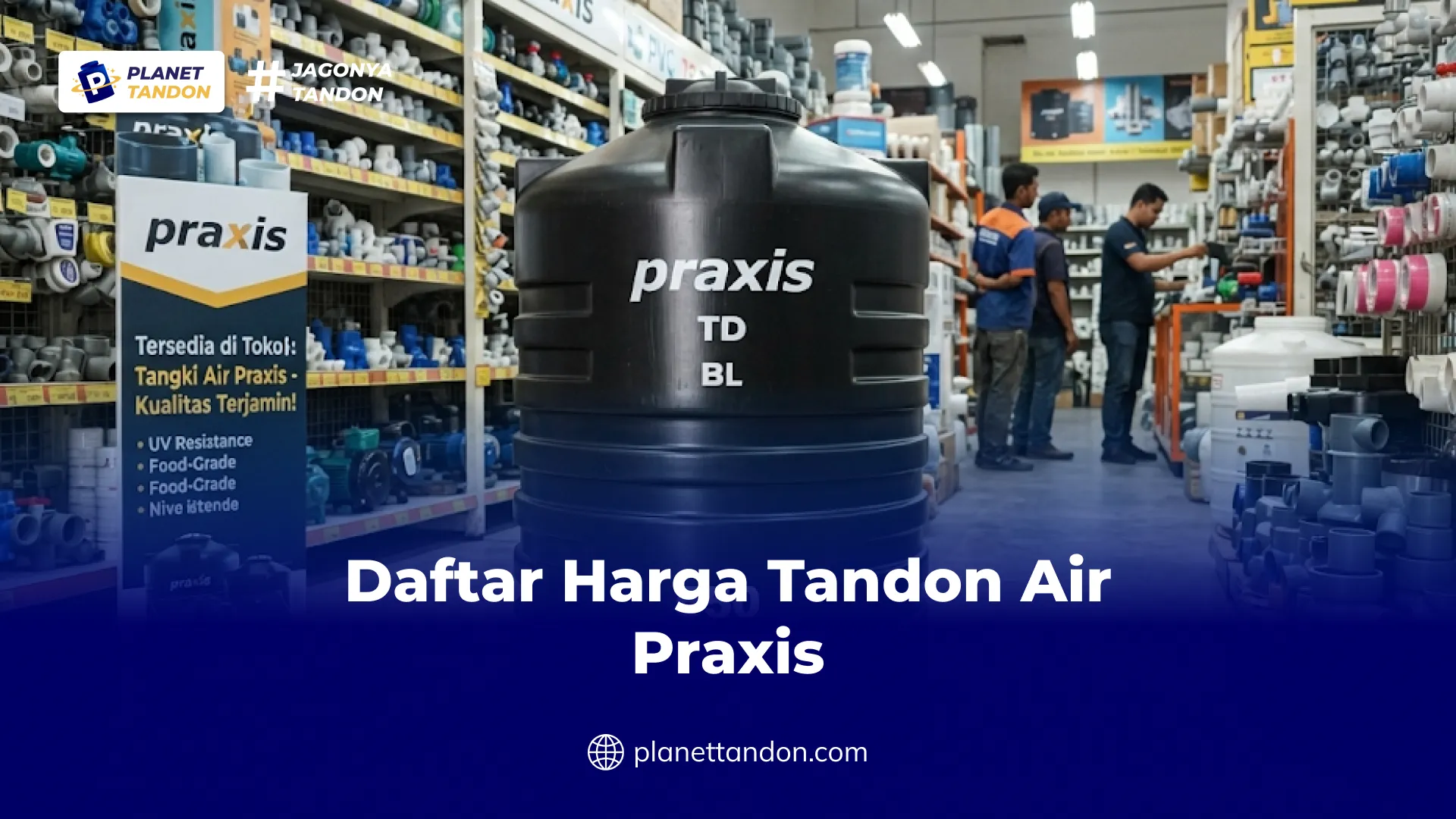 Daftar Harga Tandon Air Praxis