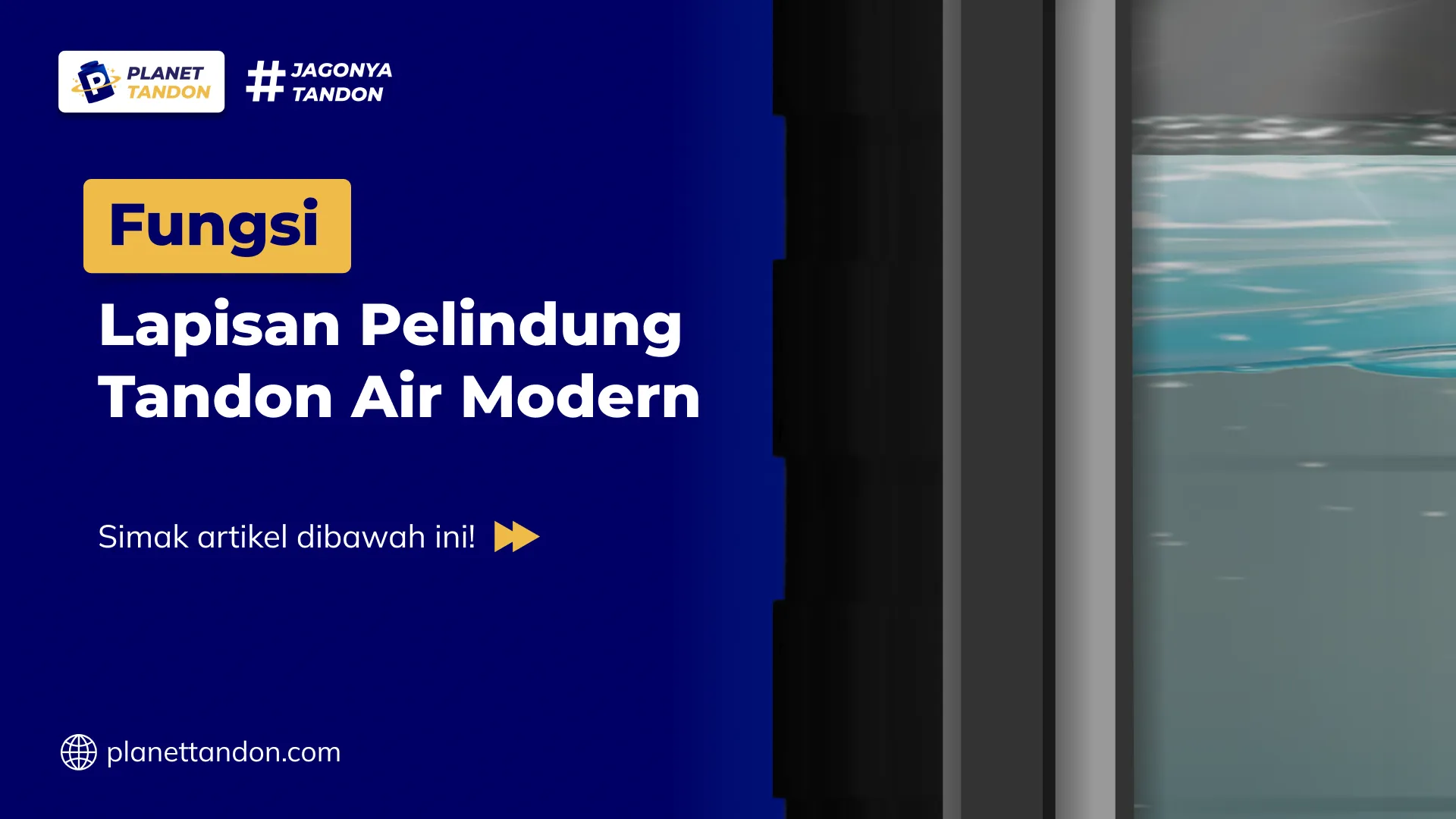 Fungsi Lapisan Pelindung Tandon Air Modern