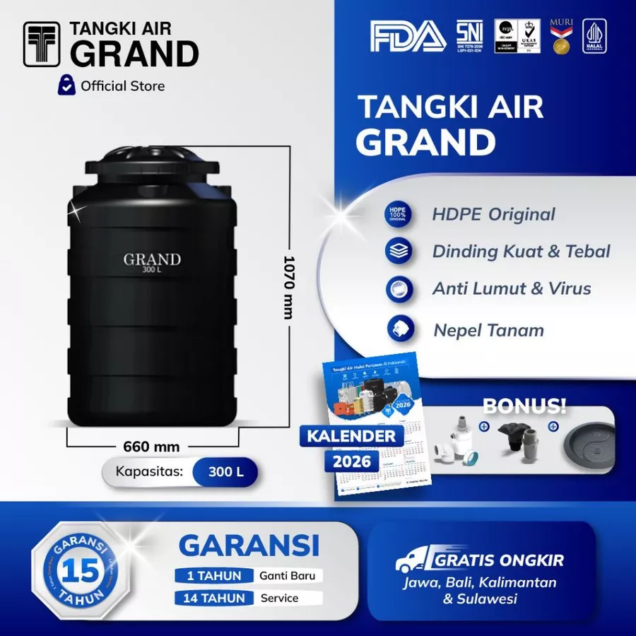 grand hdpe tedmond groups 300l