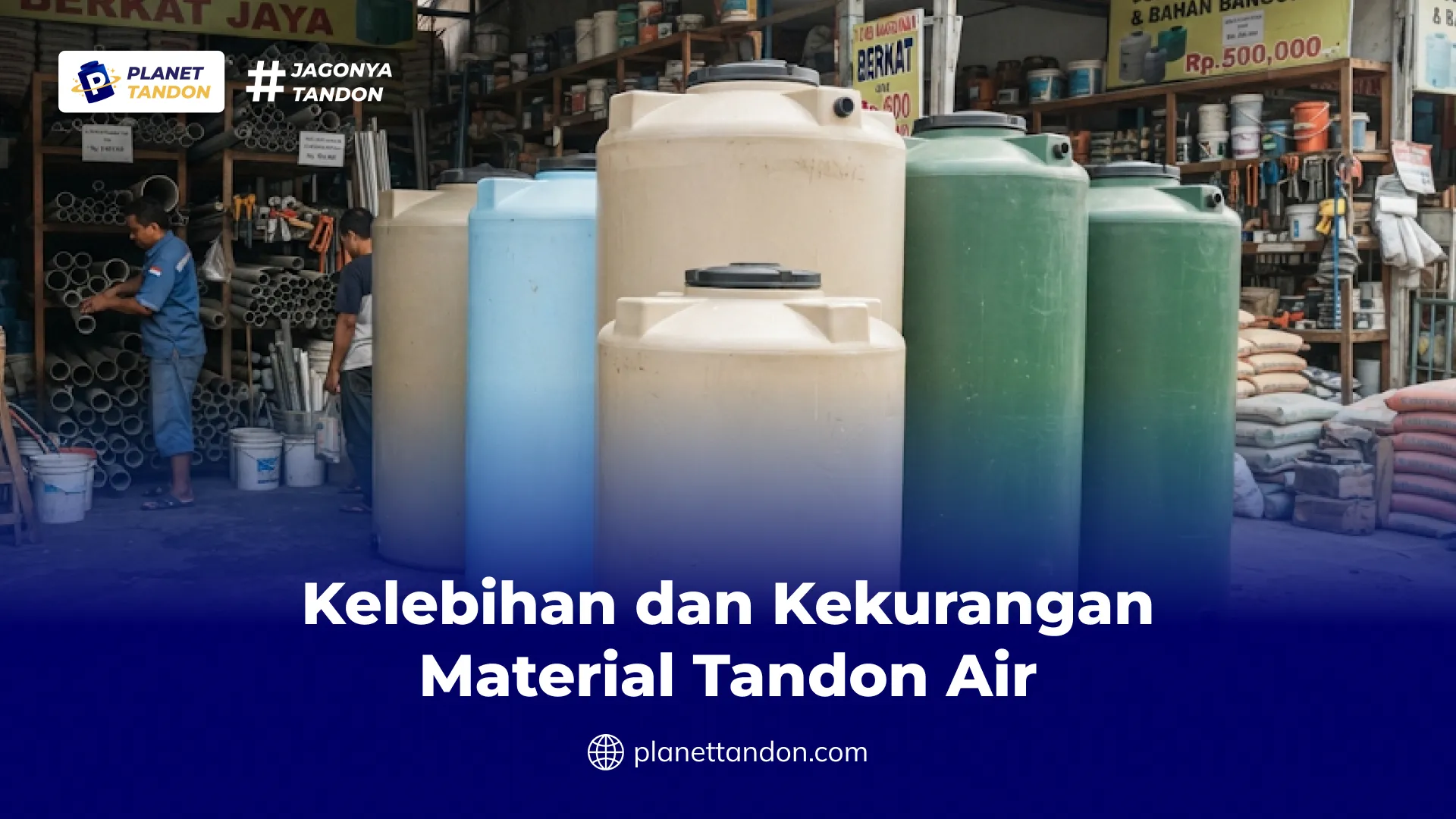 Kelebihan dan Kekurangan Material Tandon Air