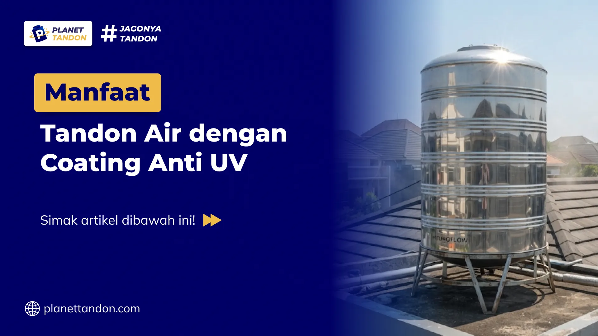 Tandon Air Dengan Coating Anti UV