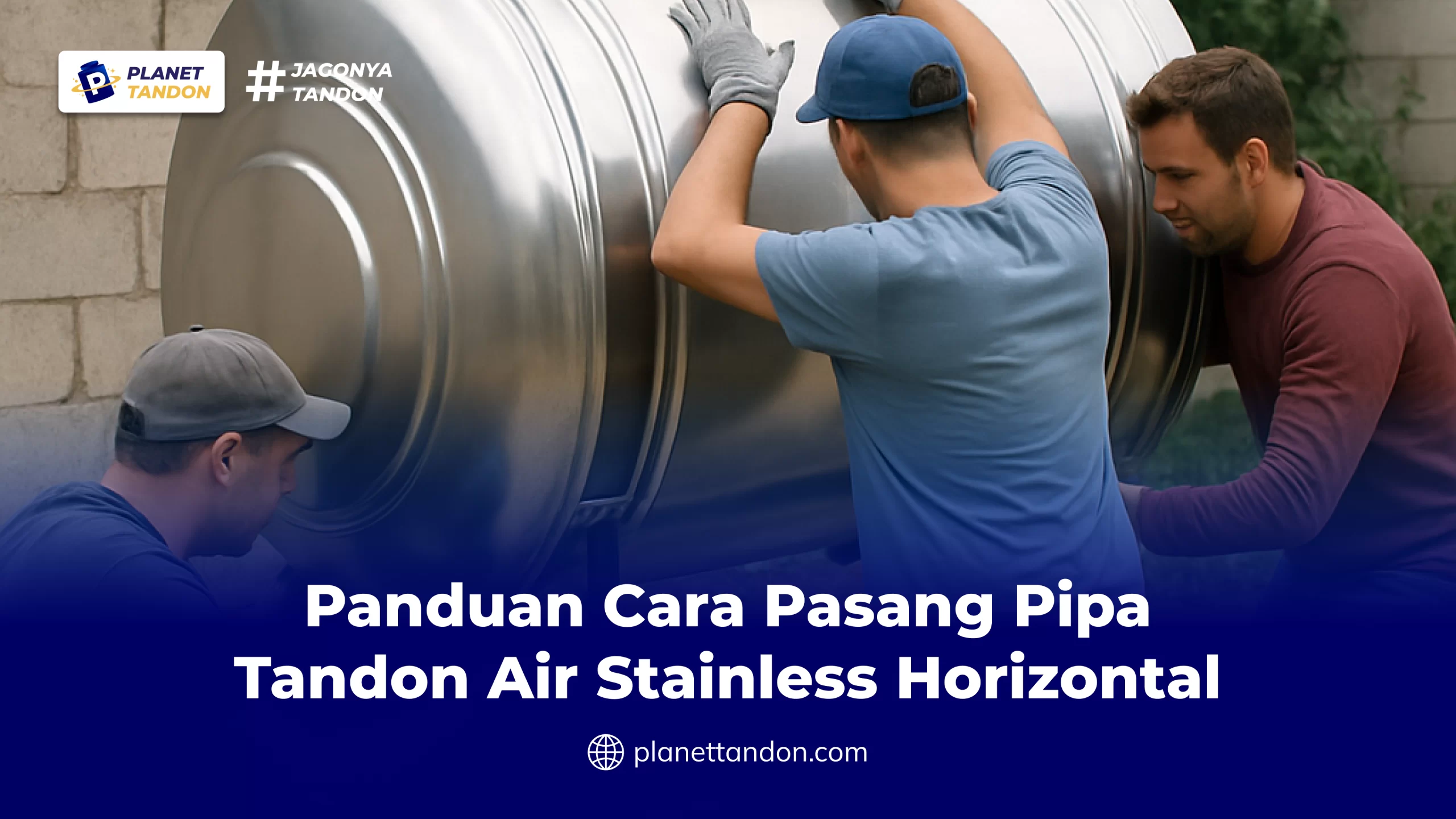Panduan Cara Pasang Pipa Tandon Air Stainless Horizontal