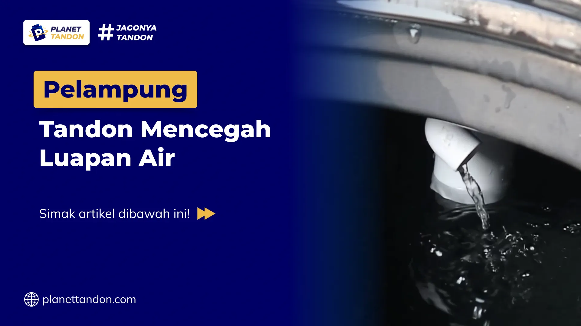 Pelampung Tandon Mencegah Luapan Air