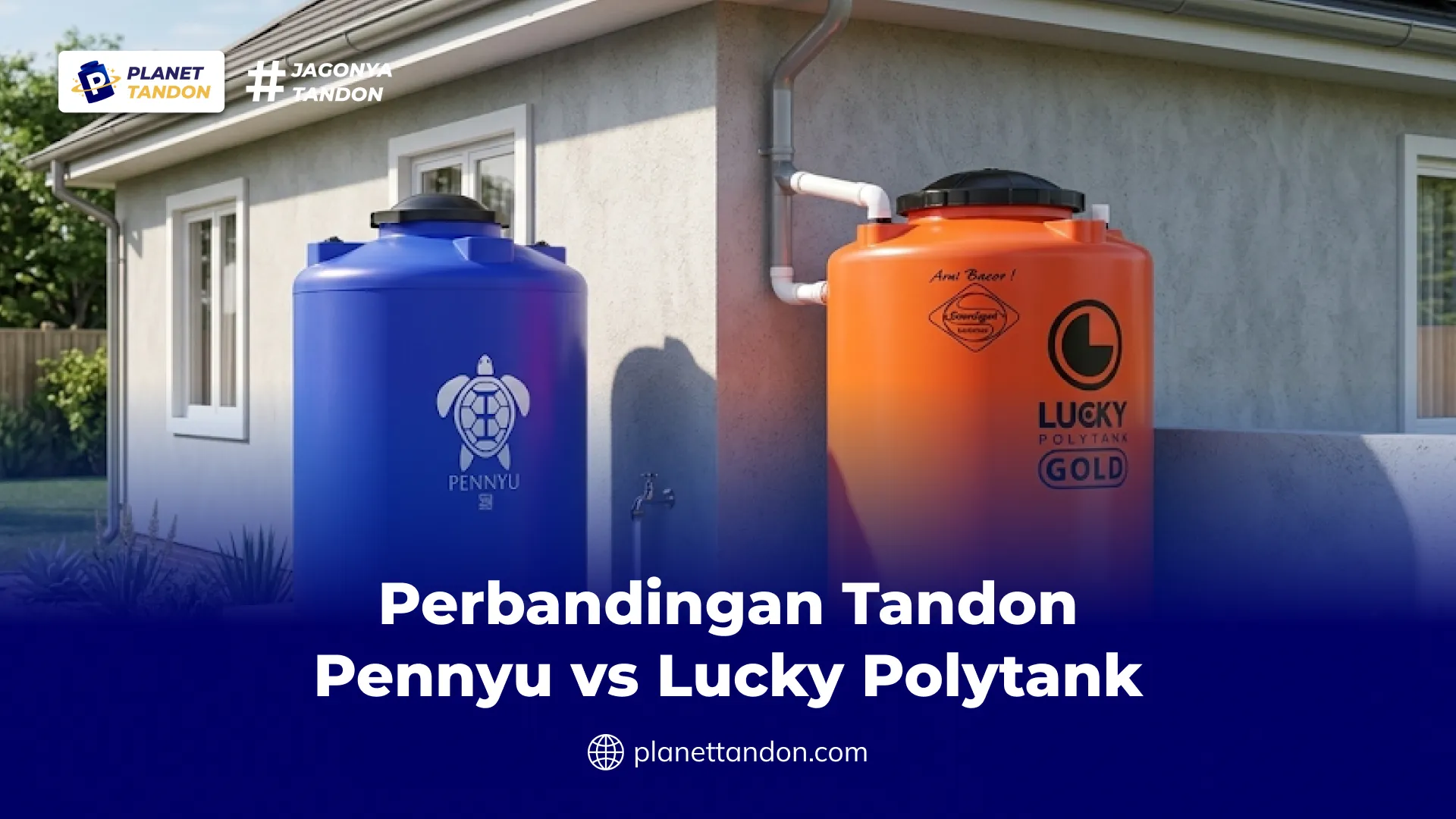 Perbandingan Tandon Pennyu vs Lucky Polytank