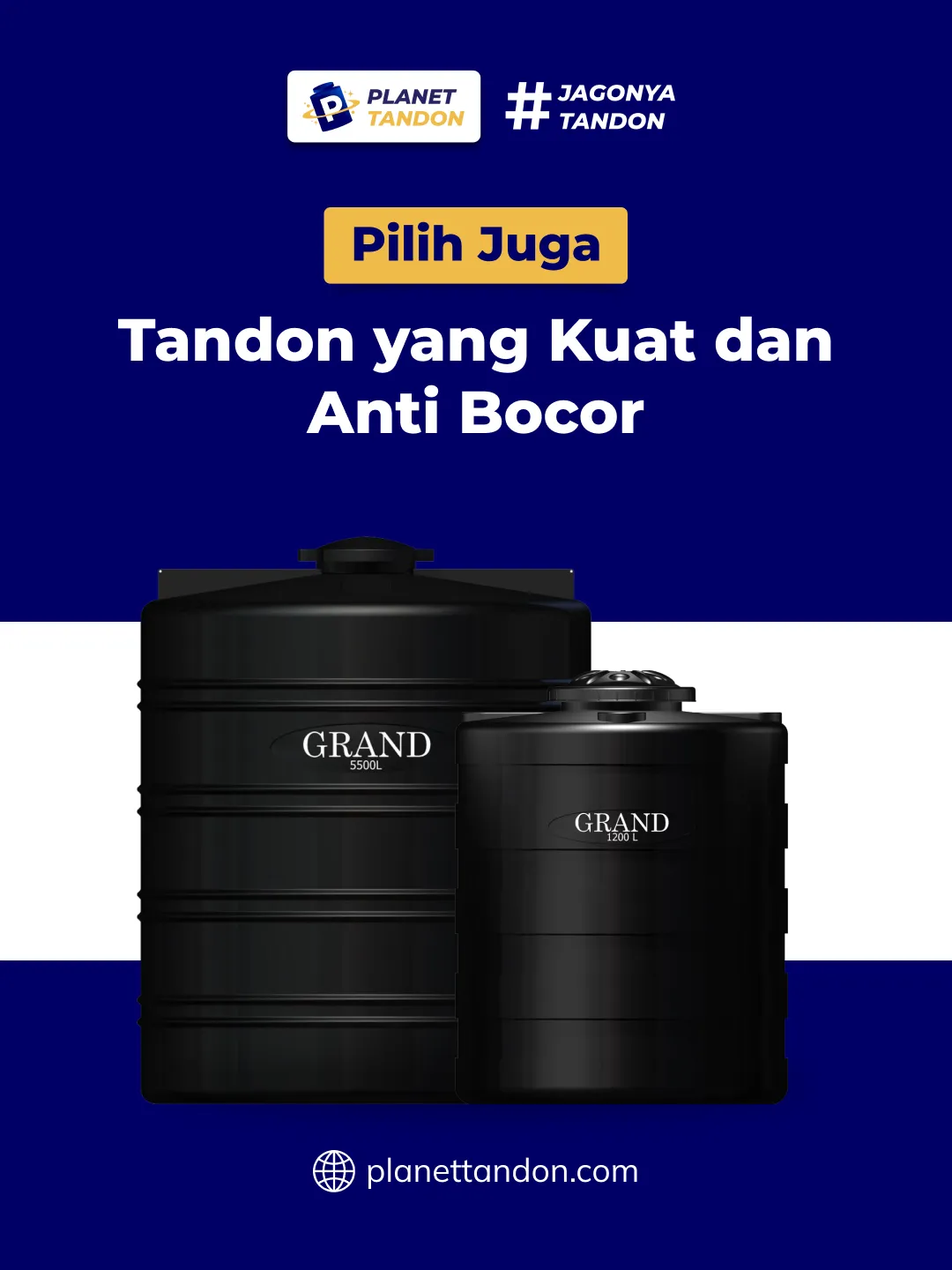 Pilih Juga Tandon yang Kuat dan Anti Bocor