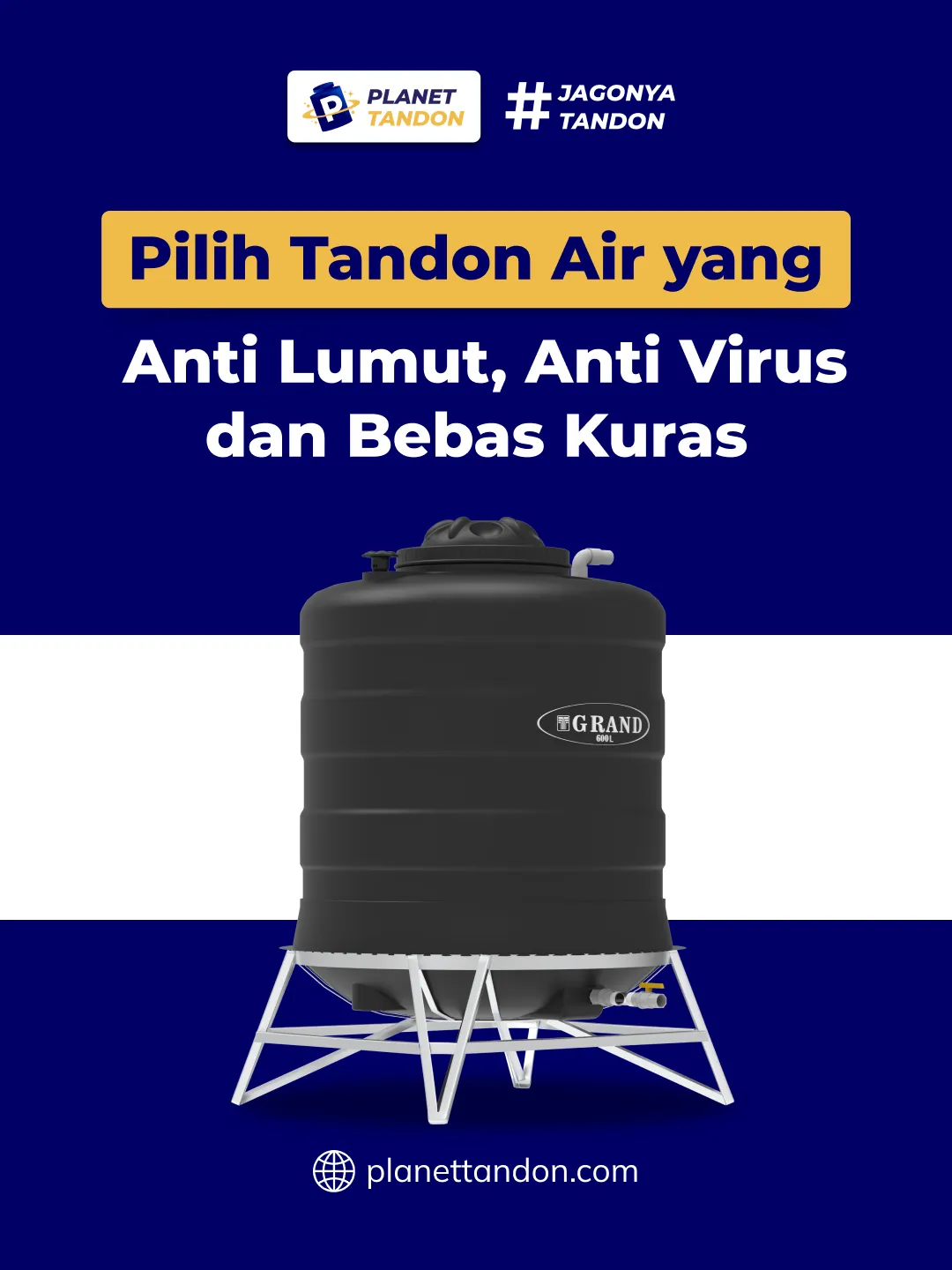 Pilih Tandon Air yang Anti Lumut, Anti Virus dan Bebas Kuras