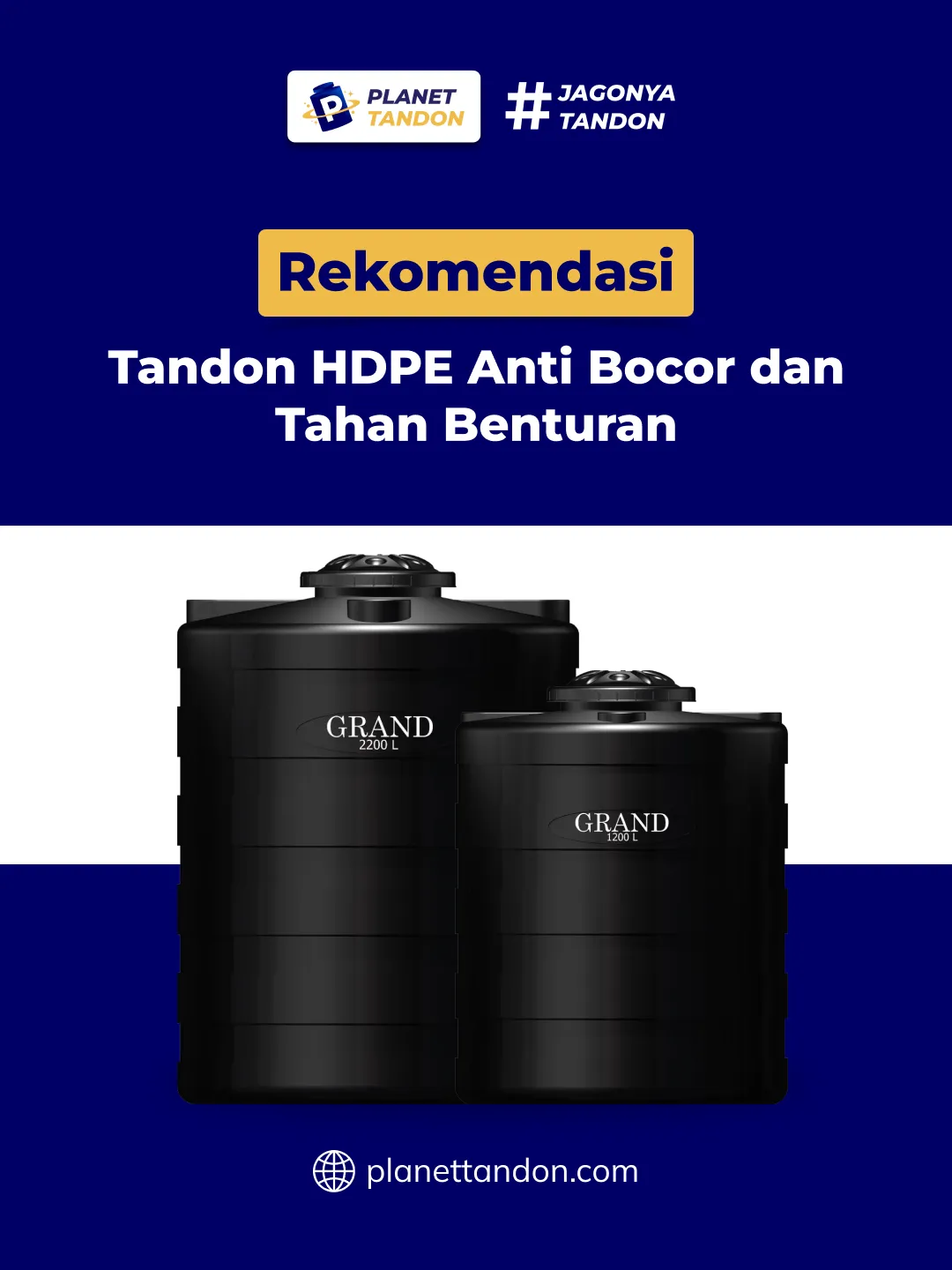 Rekomendasi Tandon HDPE Anti Bocor dan Tahan Benturan