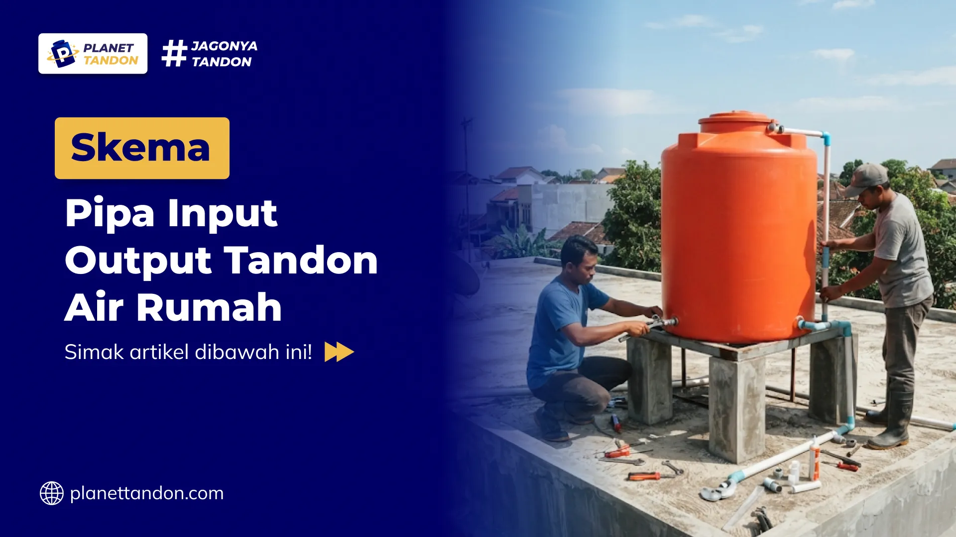 Pipa Input Output Tandon Air