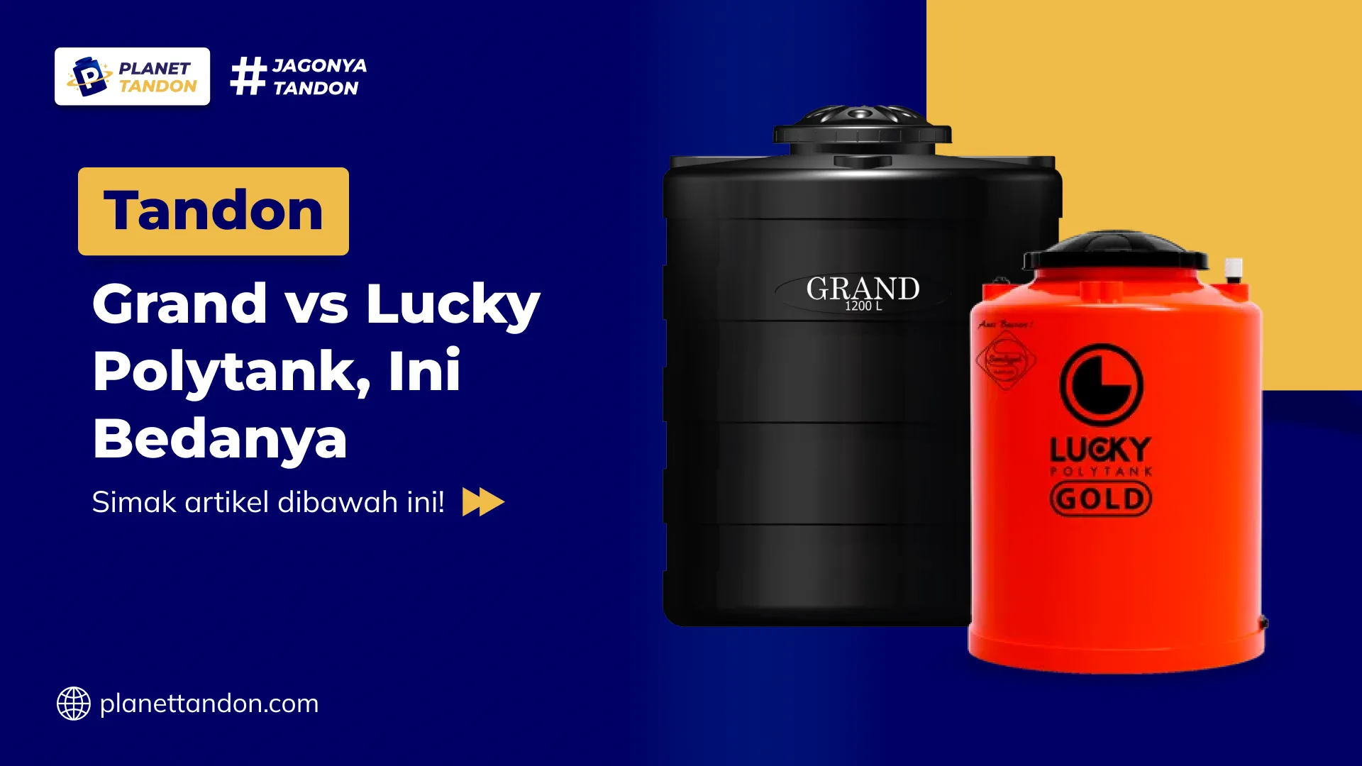 Tandon Grand vs Lucky Polytank, Ini Bedanya