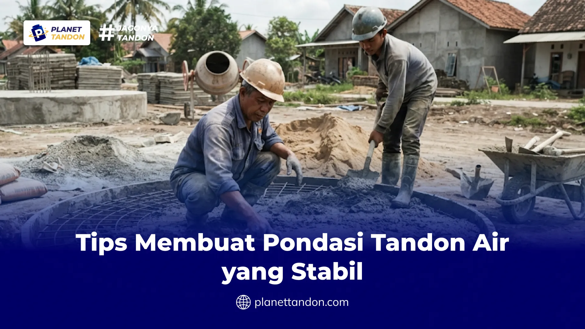Tips Membuat Pondasi Tandon Air yang Stabil