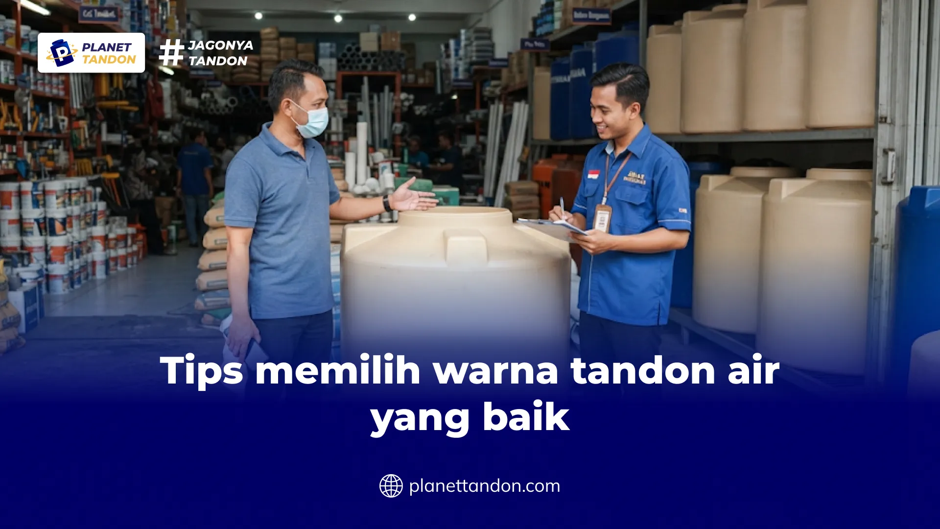 Tips memilih warna tandon air yang baik