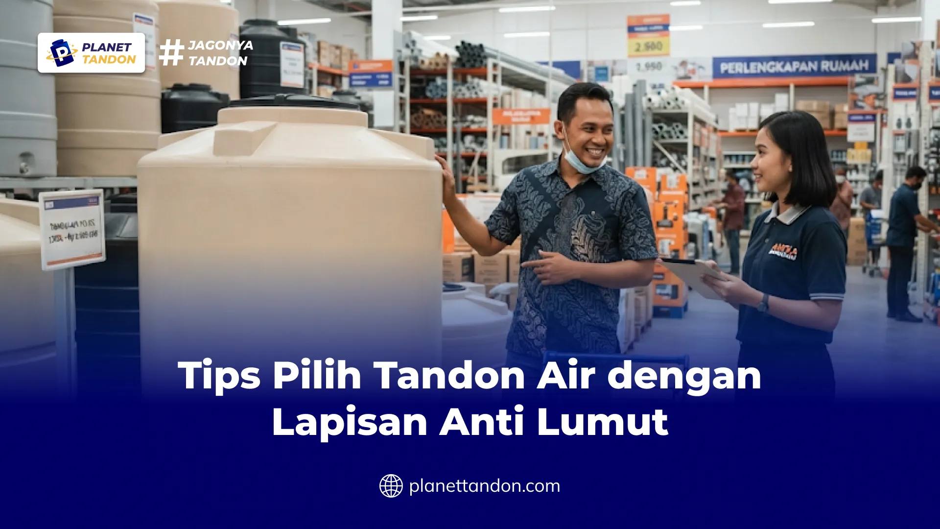 Tips Pilih Tandon Air dengan Lapisan Anti Lumut