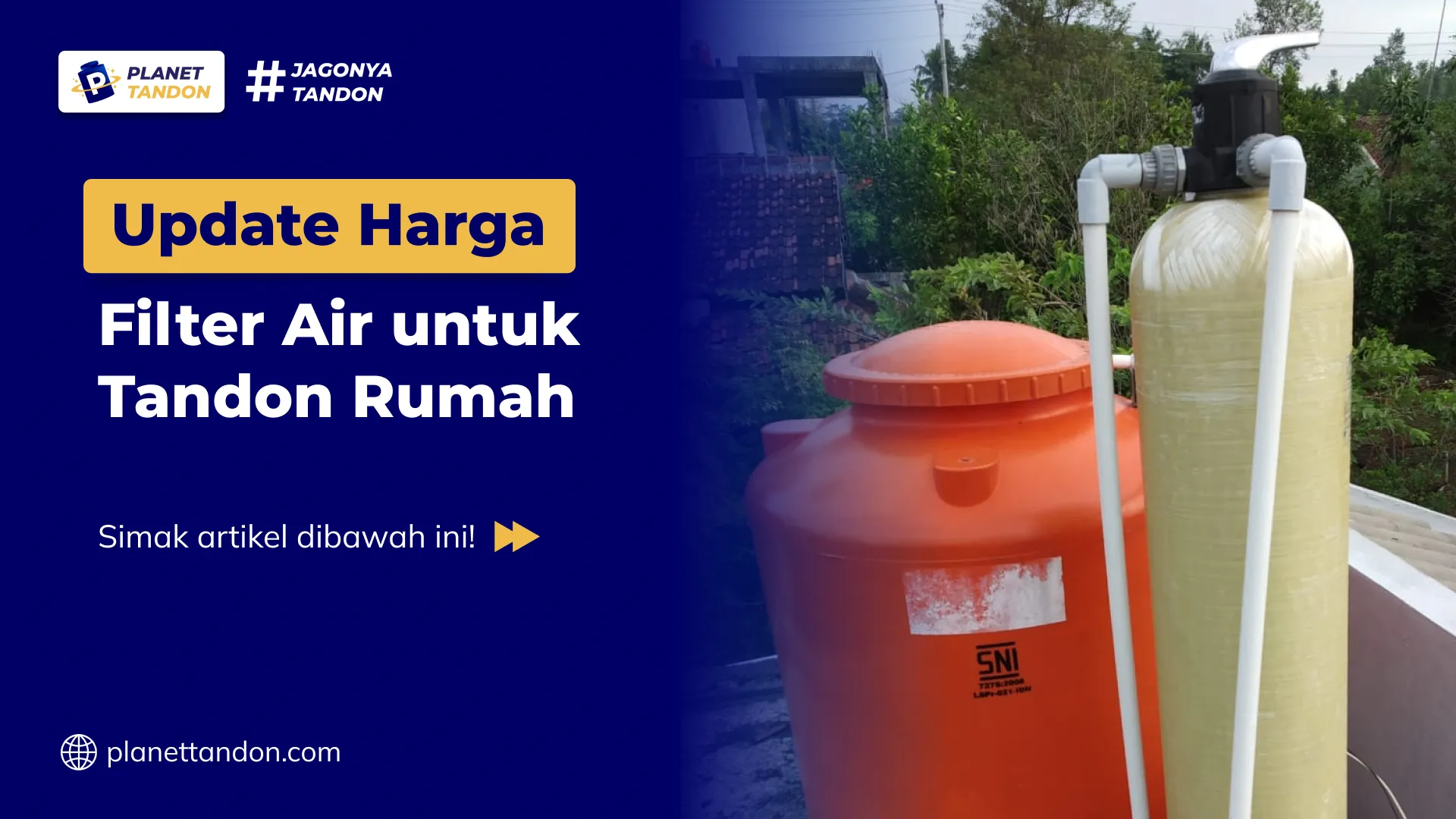 Update Harga Filter Air untuk Tandon Rumah